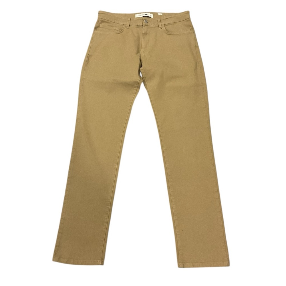 Lacoste Men's Khaki Brown Jeans